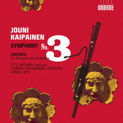 Otto Virtanen, Tampere Philharmonic Orchestra, Hannu Lintu - Kaipainen: Symphony 3 | Bassoon Concerto (CD)