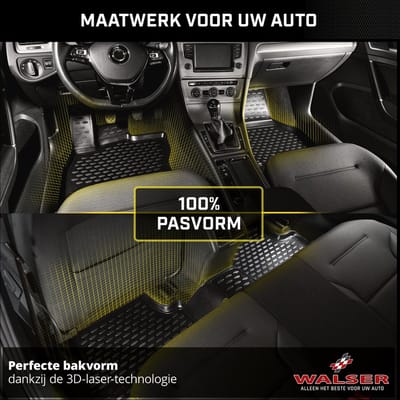 Walser Rubberen Voetmatten XTR geschikt voor Renault Captur I (J5 - H5) 06/2013-Vandaag