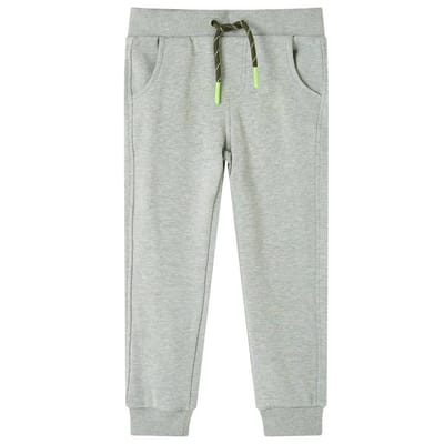 vidaXL Kinderjoggingbroek 92 lichtkaki