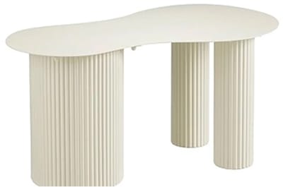 Bijzettafel lux d80h40cm off white