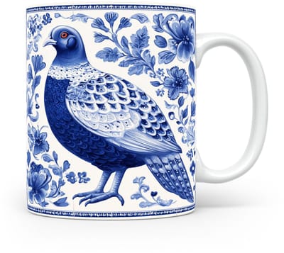 Mok Fazant Beker voor koffie of tas voor thee, cadeau voor dierenliefhebbers, moeder, vader, collega, vriend, vriendin, kantoor, opa, oma, hond, kerst, sinterklaas, verjaardag