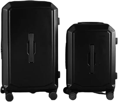 Reis koffer set - Koffers Bagage - Reizen - Lichtgewicht ontwerp - 20 inch + 26 inch - Zwart