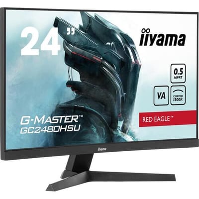 iiyama G-MASTER GC2480HSU Red Eagle gebogen monitor met verversingssnelheid van 180 Hz