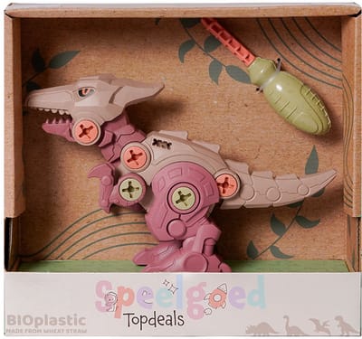 Speelgoedtopdeals - BIOplastic Dino Pterodactylus - Educatief Speelgoed – Demonteerbaar met schroevendraaier