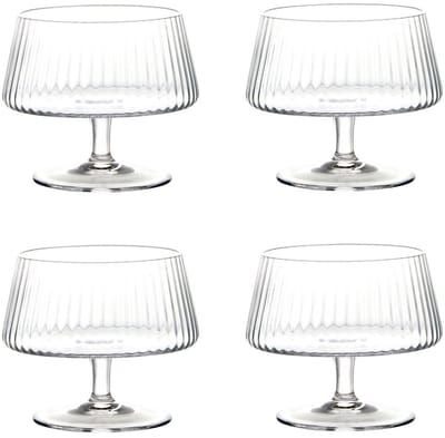Anton Studio Designs Empire Individuele Trifle Bowls van helder glas - Dessertschalen