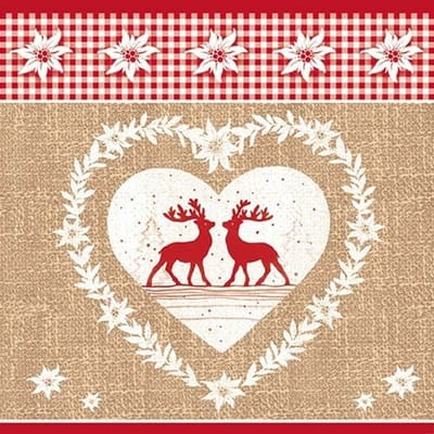 Ambiente - Lunch servetten - Deer Love Nature