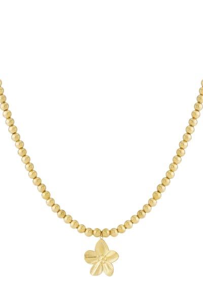 Parelketting - Edel steel - Goud - Dames - Sieraden - Cadeau - Sinterklaas - Kerst - Moeder