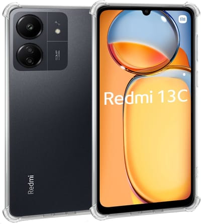 Hoesje geschikt voor Xiaomi Redmi 13C – Shock Proof Case – Cover Transparant
