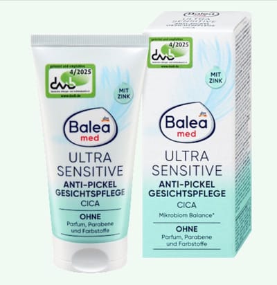 Balea med Gezichtsverzorging tegen acne, ultragevoelig, 50 ml