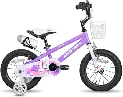 Kinderfiets 14 inch voor 3-5 jaar met zijwieltjes en mand | Jongens & Meisjes