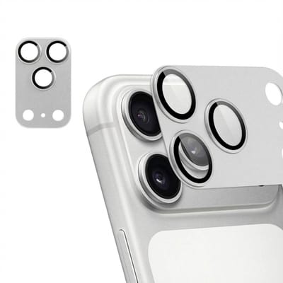 imoshion Camera Lens Protector - Geschikt geschikt voor Apple iPhone 17 Pro Max - 2 Pack - Silver