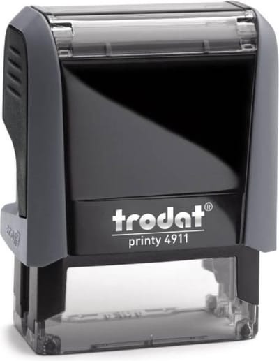 Trodat Printy Tekststempel 4911 Rood GOEDGEKEURD