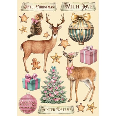 Stamperia Lasercut motieven "Winter Magic"