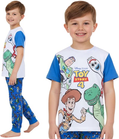 DISNEY Toy Story Tweedelige pyjama voor jongens, Pyjama met lange broek voor jongens, 100% KATOEN