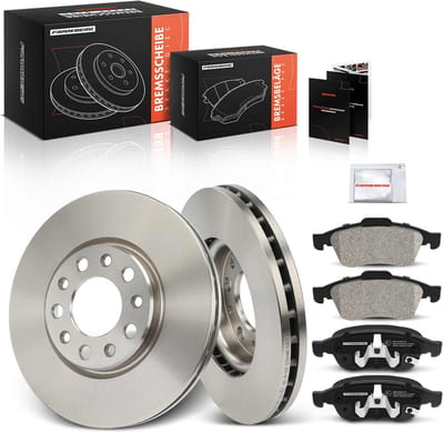 Frankberg 2x Remschijven 4x Remblokken Vooras voor Fiat 500X 334 Jeep