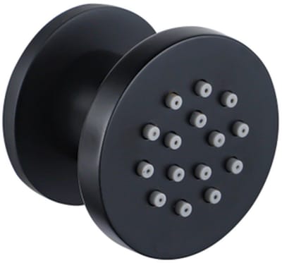 FugaFlow Eccelente Acces zijdouche - 5cm - rond - mat zwart