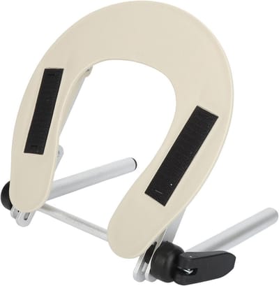 Dailygoods- Massagegezichtswieg Verstelbaar - Hoofdsteun Massagetafel - Aluminiumlegering - Comfortabele Hoek - Holle Gezichtssteun - Stevige Bevestiging