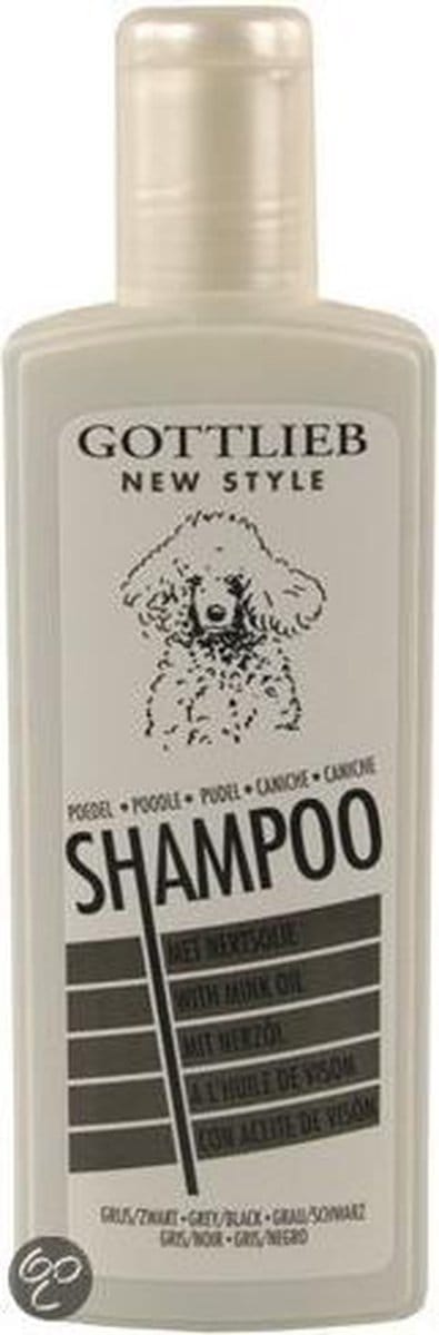 Gottlieb Poedelshampoo - Hond - Grijs/Zwart - 300ml