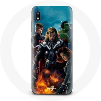 Coque pour Samsung Galaxy A10 Avengers film de super héros