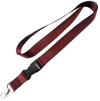 Scoby - Keycord - Sleutelkoord - Nekkoord - Lanyard - Dagelijks gebruik - 50 cm - Donkerrood
