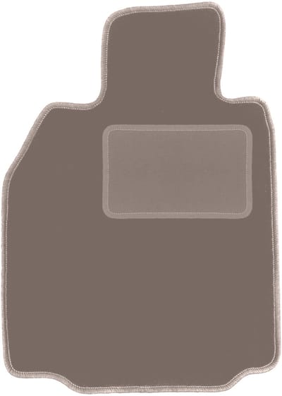 Beige bestuurdersmat voor: Porsche 911 (type 997) cabro, coupé, targa (2002-2012)