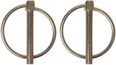 ProPlus Borgpen - Ø 6 mm - met Ø 38 mm ring - 2 stuks - robuust staal