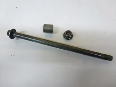 Axe roue avant origine pour deux roues Chinois L237mm Ø12mm M12 Pas 1.25 Neuf