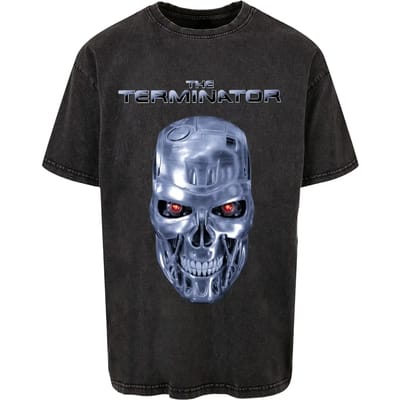 Merchcode The Terminator - I'll Be Back Oversize Heren Tshirt - L - Zwart