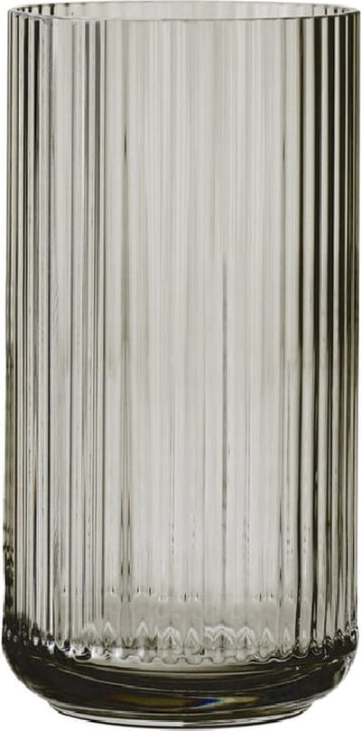 Lyngby Smoked Glass Vaas 20cm