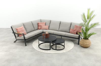 Santos/Rhodos loungeset - Antraciet