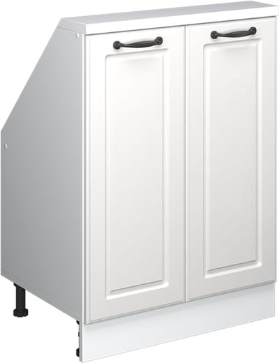 Vicco Rion Kast voor schuine wand – met 2 deuren Wit landhuis/wit