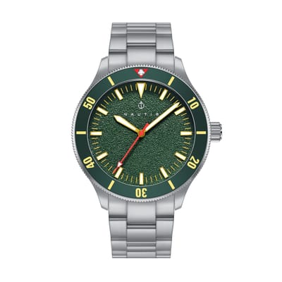 Nautis Deacon NAUN101-2 Heren Horloge 43mm 20 ATM