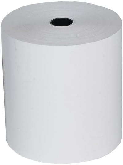 Exacompta 30x Kassarollen 80x72mm - 76m - 1 laag thermisch papier 48g/m2 - Wit - 40808E