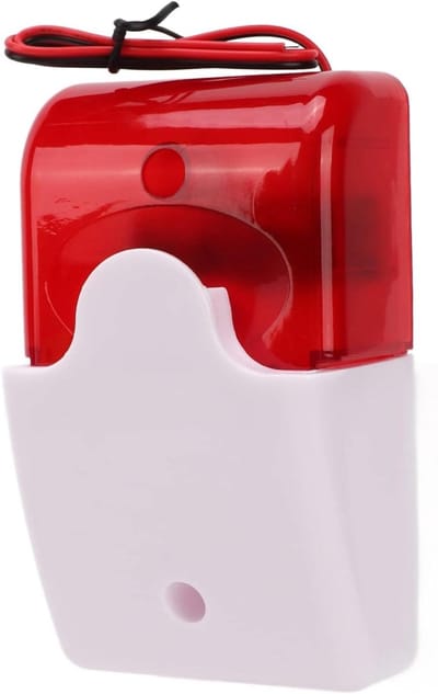 Lichtalarm Geluid - Waarschuwingslicht - Veiligheid Melden - Hoge Zichtbaarheid - 220V - Rood