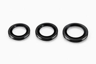 Camera Lens Protector iPhone 17 Pro/17 Pro Max/ 16 Pro/ 16 Pro Max – Gehard Glas Lensbeschermer – Full Fit HD Clear – Krasbestendig – Zwart
