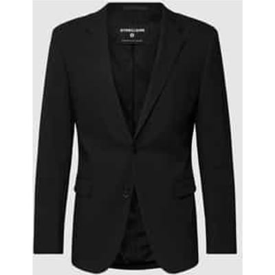 Regular fit 2-knoops colbert met wol