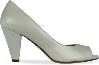 Noë Shoes Nicolina Peeptoe Light Grey