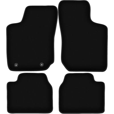 BASIC zwarte veloursmatten voor: Opel Corsa B hatchback (1993-2001)