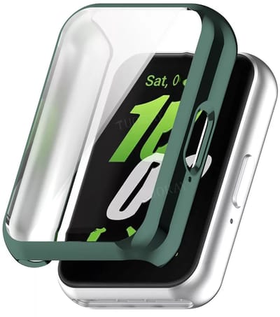 Strap-it Schokabsorberend TPU soft case hoesje - geschikt voor Samsung Galaxy Fit 3 (groen)