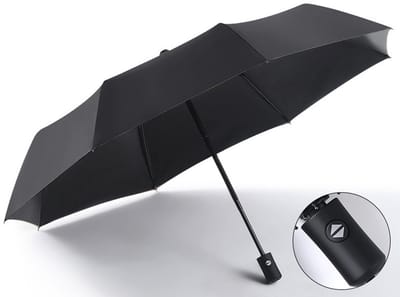 Winddichte reisparaplu - Regenparaplu - Compact opvouwbaar ontwerp - Paraplu - Zonnescherm - Automatisch openen en sluiten - Weerbestendig en lichtgewicht - Unisex - Ideaal voor op reis - Zwart