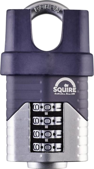Squire Vulcan Combi 50CS - Hangslot - Cijferslot - Gesloten beugel - Weerbestendig - 50mm