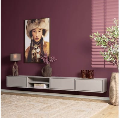 Starfurn - Tv meubel Ambiance - Taupe - 35x280x30 cm