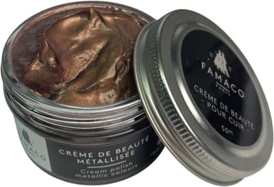 Famaco Creme de Beaute schoensmeer- 50ml - metallic bronze cuivre (393)