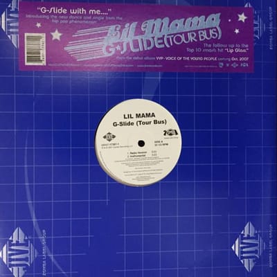 12inch Plaat LIL MAMA - G-Slide (Tourbus) 88697173871 Jive, Zomba Lab 2007 VS Rap & Hip-Hop/R&B Gebruikt white