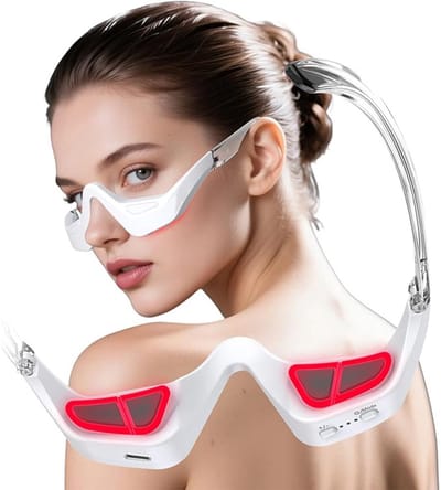 EMS Oogmassager-Rood licht-Verstrakking-Anti-rimpel-Oogverzorging-Thuis schoonheidsapparaat
