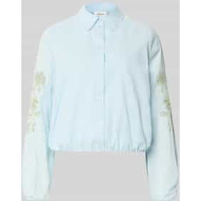 s.Oliver  Blouses Blue Maat: 44 | Longsleeves Outlet | Dames | Blauw