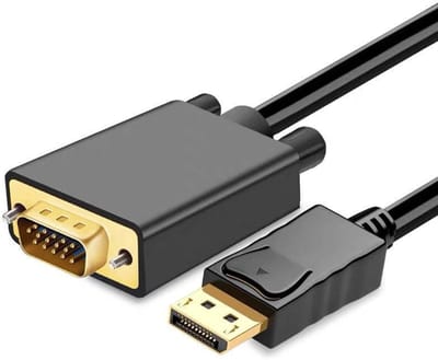 DisplayPort naar VGA Adapter Kabel 1.8M - Betrouwbare Verbinding voor PC en Laptop