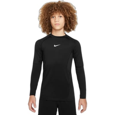 Nike Dri-FIT jongenstop met lange mouwen Pro - Zwart, Zwart 7-8Y