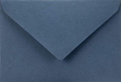 Kleine Gekleurde Enveloppen C7 Blauw 85x120mm voor Kaartjes en Bedankjes