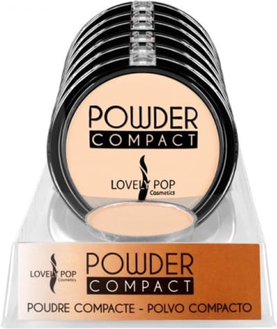 Lovely Pop Cosmetics – Compact Poeder – Zeer lichte tint voor een lichte huid – Nummer 01
